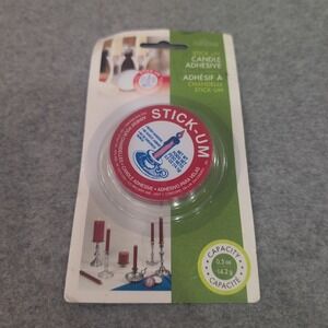 Fox Run Stick Um Candle Adhesive 05 oz Prevents Wax Drips